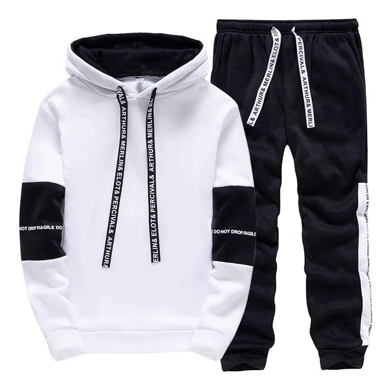 Winter Clothing Outdoor - Tracksuit for Man Casual Hooded Sweatshirts