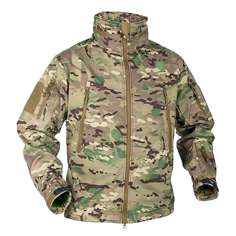 Windproof Jacket Softshell - Men's Winter Autumn Softshell Fleece Jackets