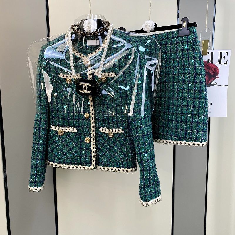 Jack Winter Clothing - Women Elegant Vintage Tweed Fragrant Suit