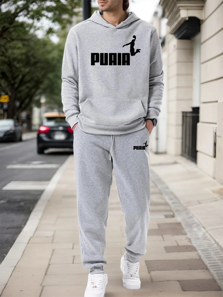 Winter Clothing Outdoor - Men's Set/Hoodie/Pants 2026 Fall Winter Casual