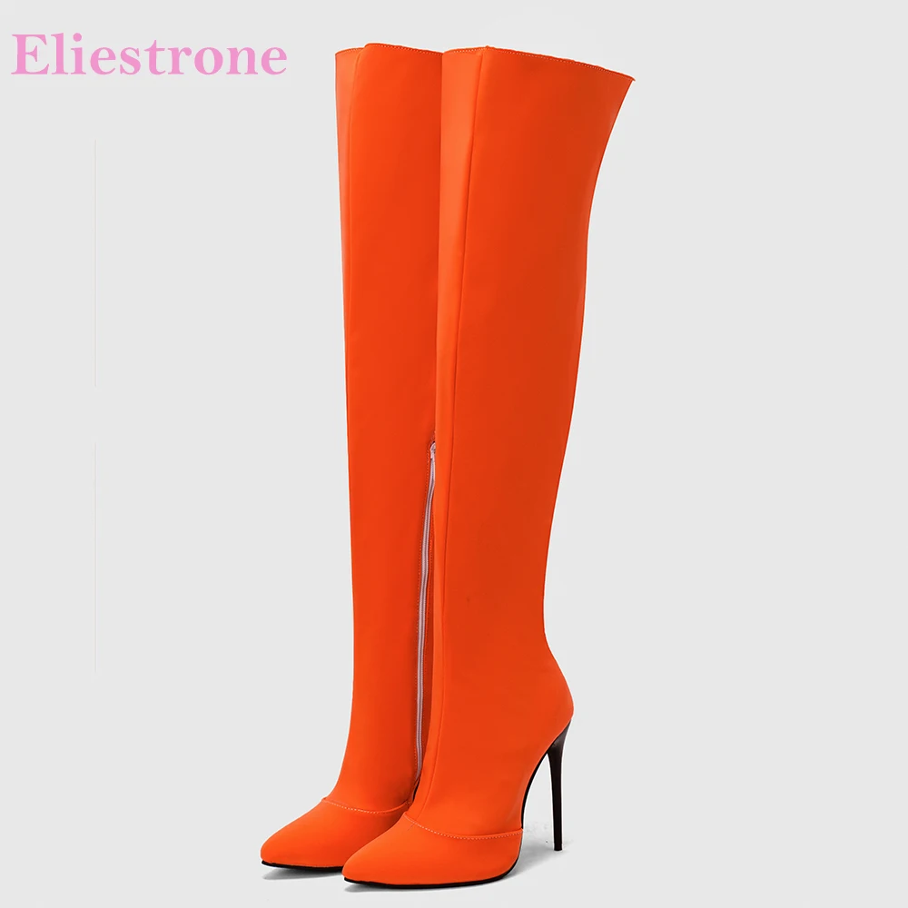 Winter Clothing For Woman - New Winter Glamour Orange Yellow Women