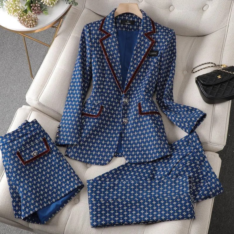 Jack Winter Clothing - Women Elegant Office Pant Suit Blazer