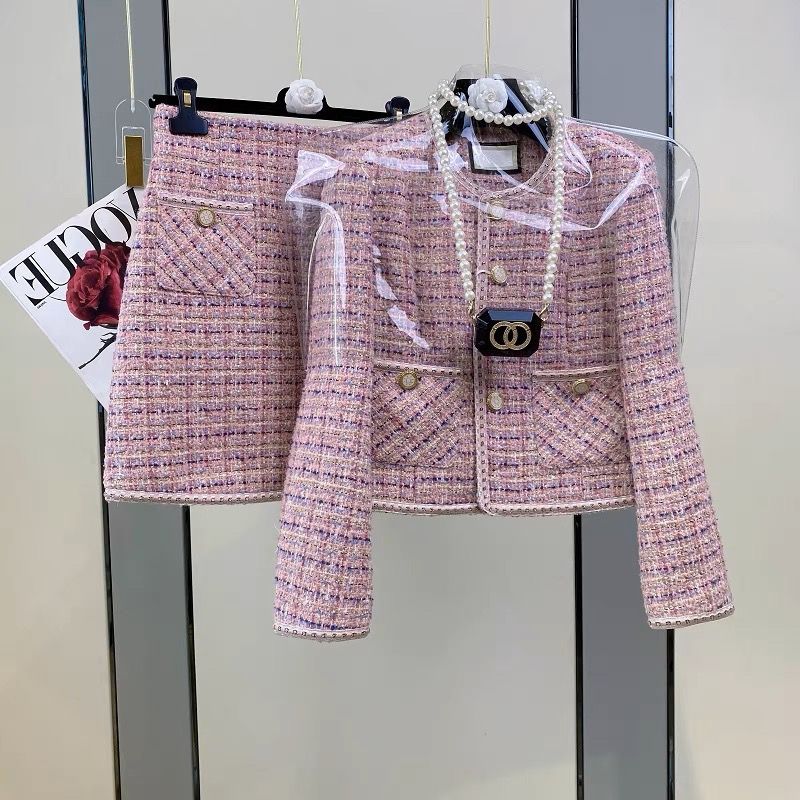 Jack Winter Clothing - Women Elegant Vintage Tweed Fragrant Y2K