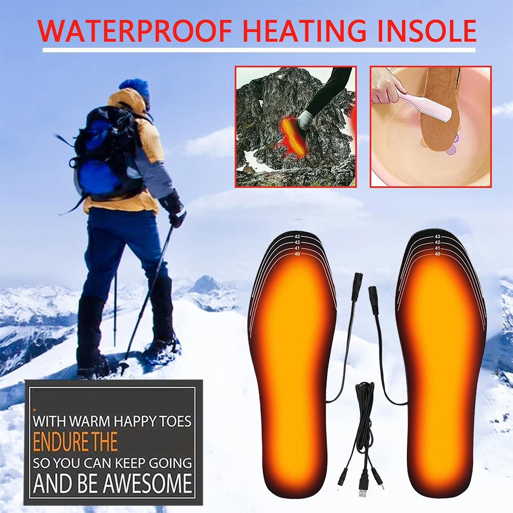 Heated Insole Rechargeable - USB Rechargeable Heated Insoles Size Unisex