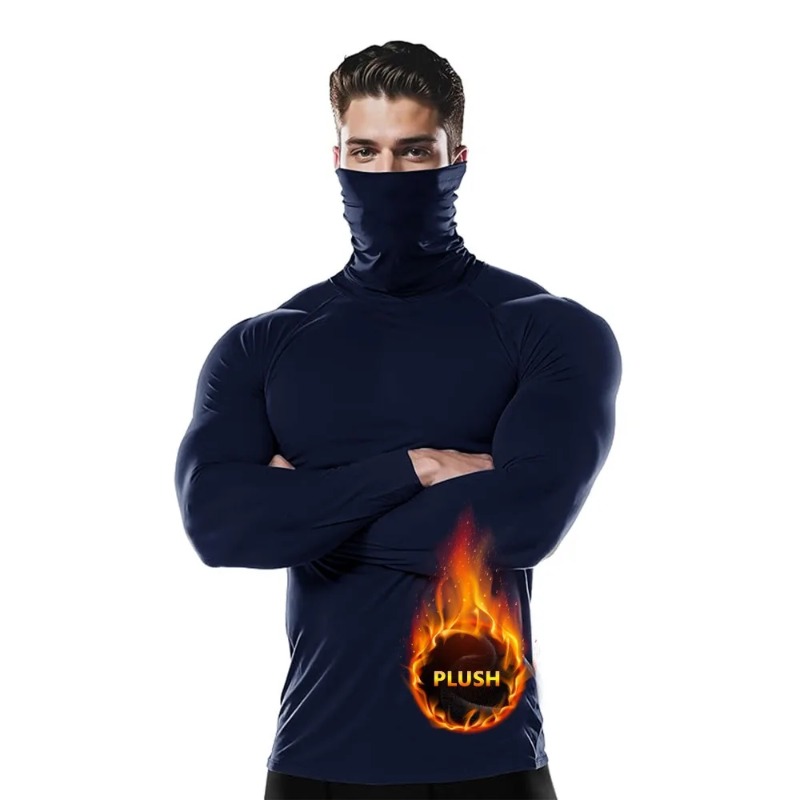 Mens Winter Fleece Hooded Tigh - Thermal Base Layer ulasan dan harga