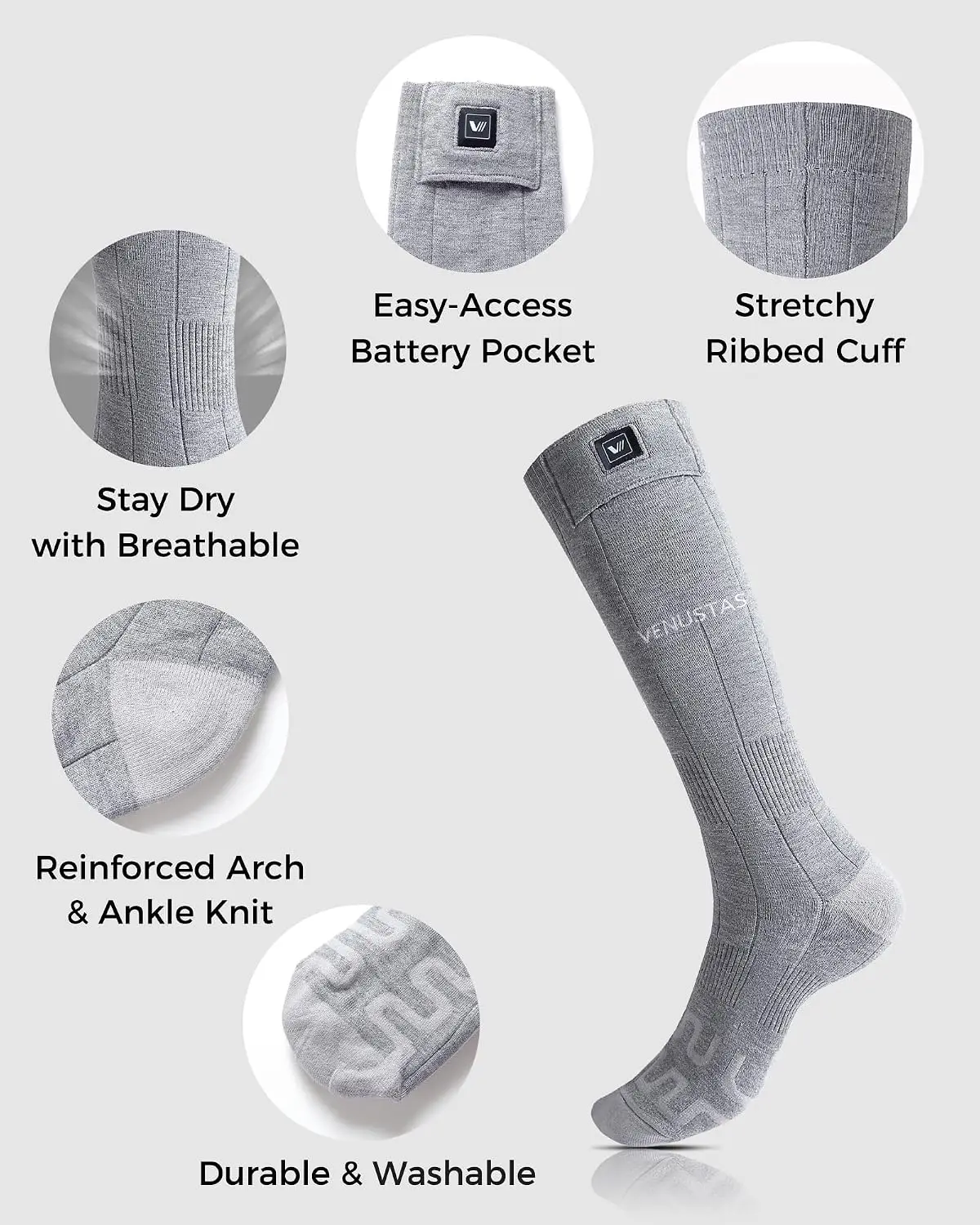 BestsellerHeated Socks for Men - Heated Insole Rechargeable ulasan dan harga