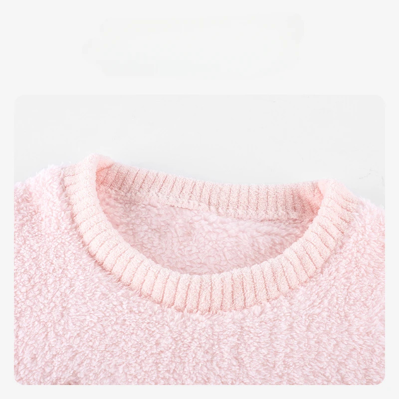 Pink Bowknot Pajamas Long Slee - Winter Clothing For Woman ulasan dan harga