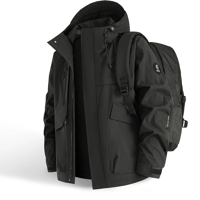 Waterproof Jacket Men Outdoor  - Windproof Jacket Softshell ulasan dan harga