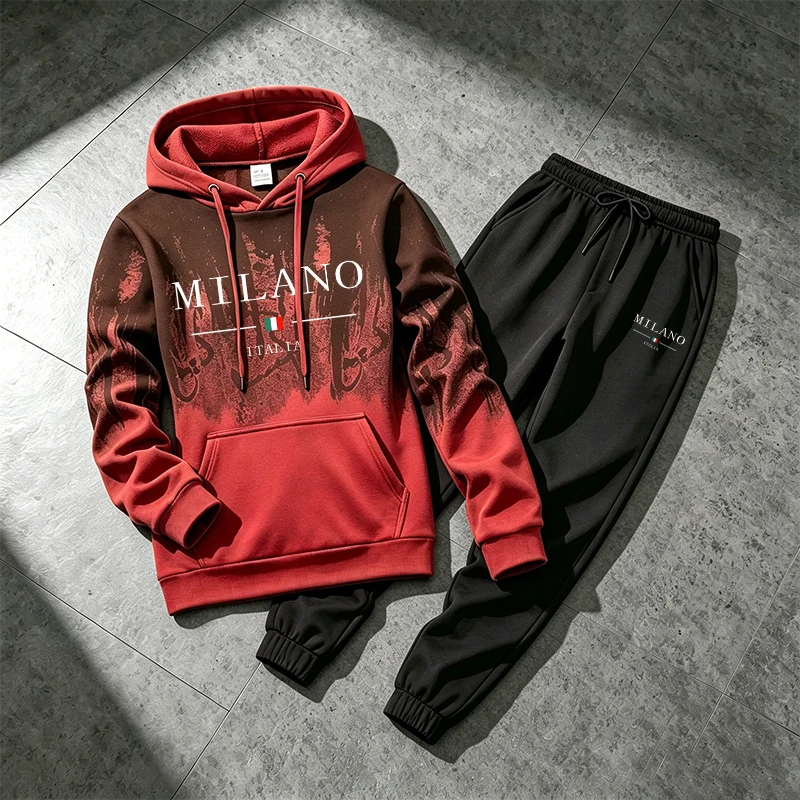 Splashed ink Men's Hoodie Trac - Winter Clothing Outdoor ulasan dan harga