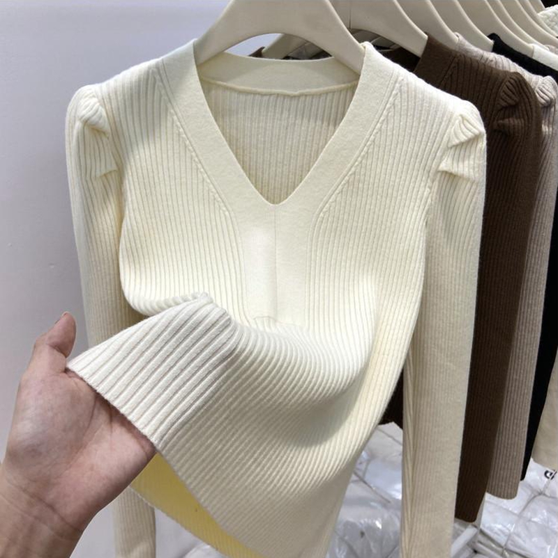 Elegant V Neck Winter Basics S - Winter Clothing Factory Outlet ulasan dan harga