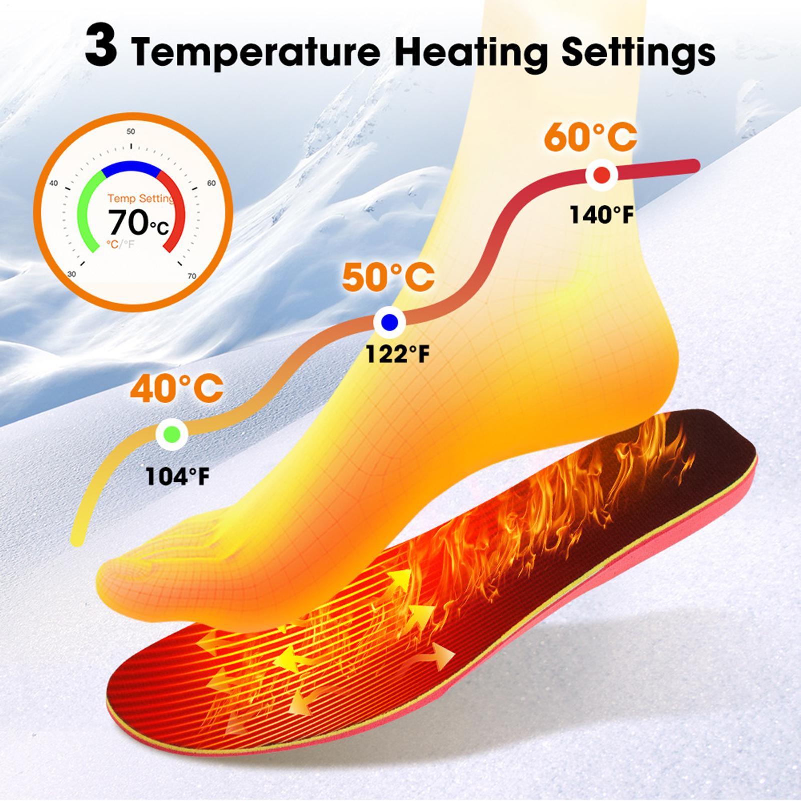 Seanker Heated Insoles 3000mAh - Heated Insole Rechargeable ulasan dan harga
