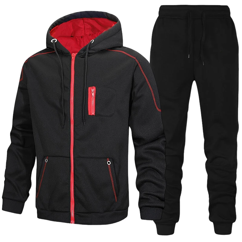 Fashion Men's Tracksuit Casual - Winter Clothing Outdoor ulasan dan harga