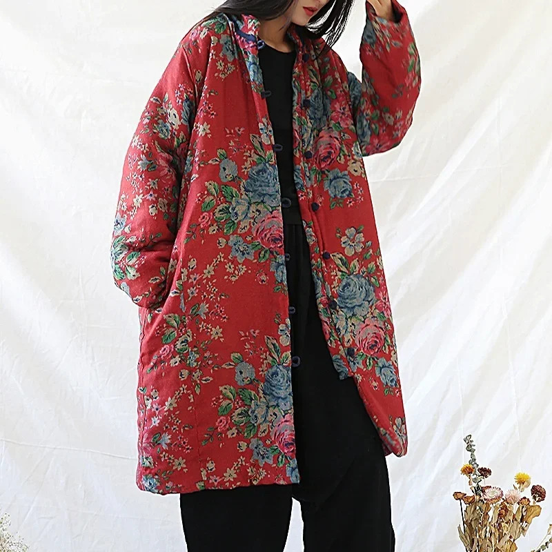 Chinese Style Clothing Warm Co - Winter Clothing For Woman ulasan dan harga