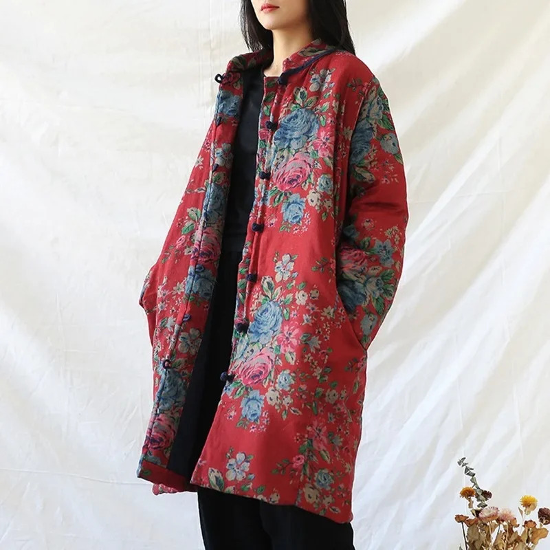 Chinese Style Clothing Warm Co - Winter Clothing For Woman ulasan dan harga