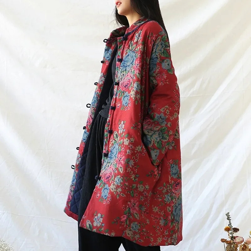 Chinese Style Clothing Warm Co - Winter Clothing For Woman ulasan dan harga
