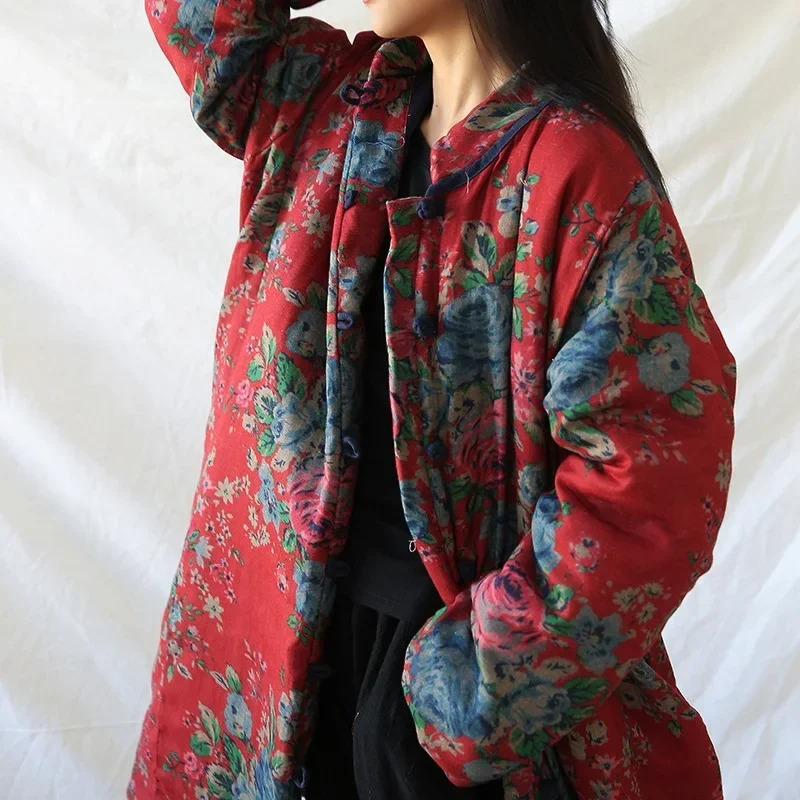 Chinese Style Clothing Warm Co - Winter Clothing For Woman ulasan dan harga
