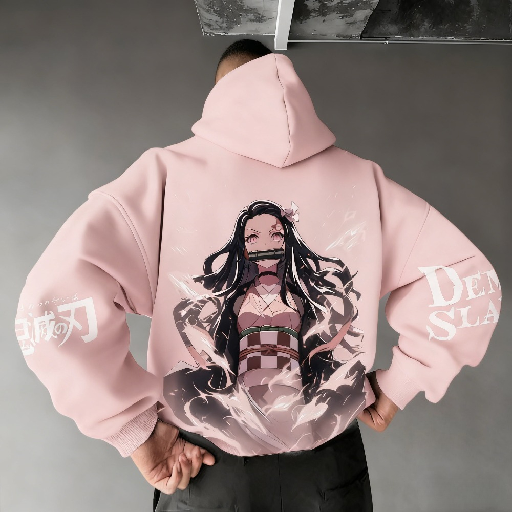 Demon Slayer Men's Hoodie Swea - Winter Clothing For Boys ulasan dan harga