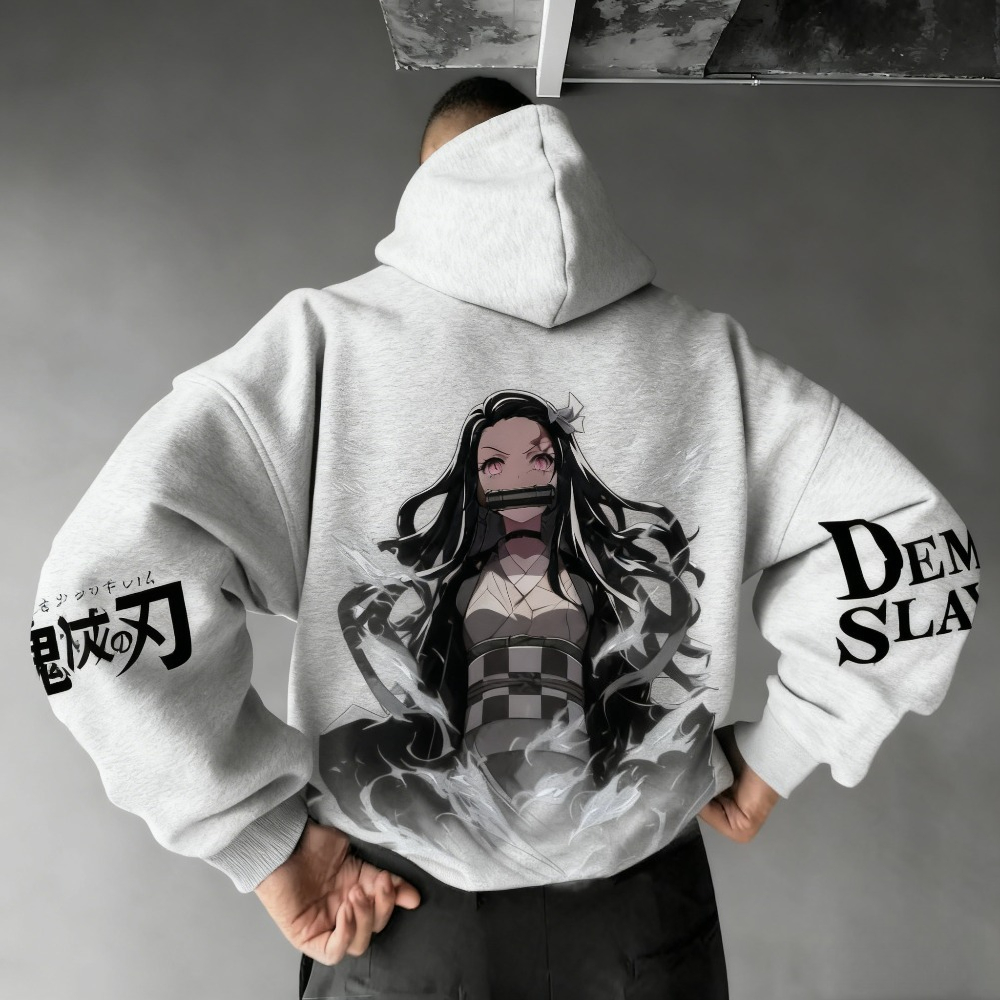 Demon Slayer Men's Hoodie Swea - Winter Clothing For Boys ulasan dan harga