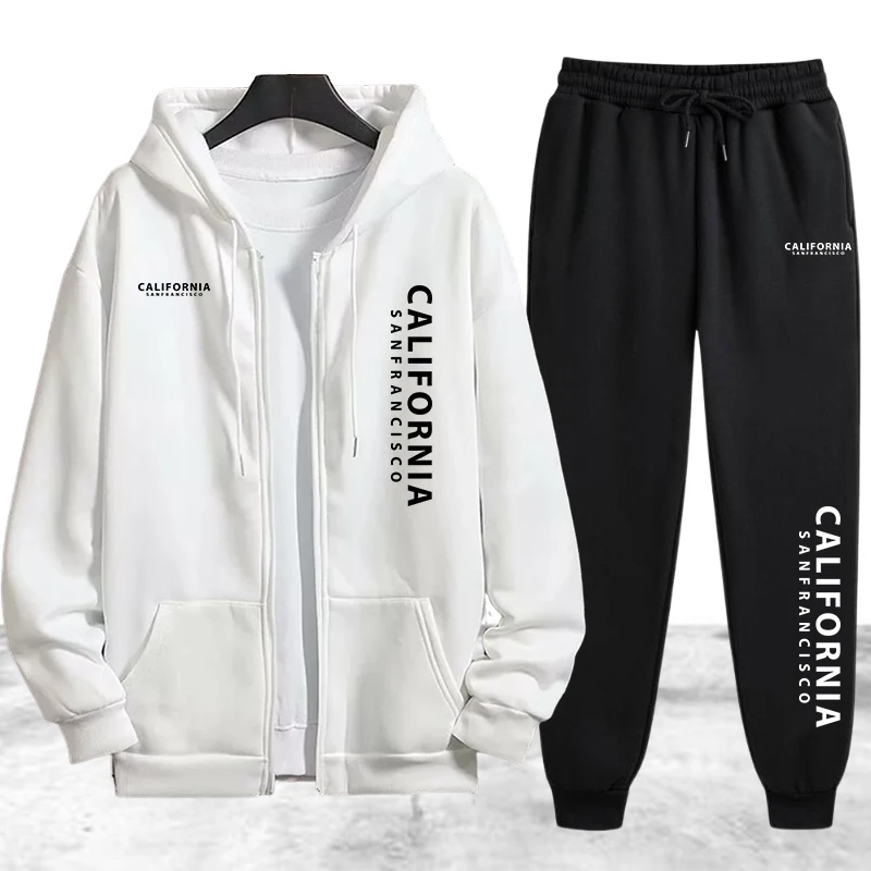 Tracksuit Men's Printing Casua - Winter Clothing Outdoor ulasan dan harga