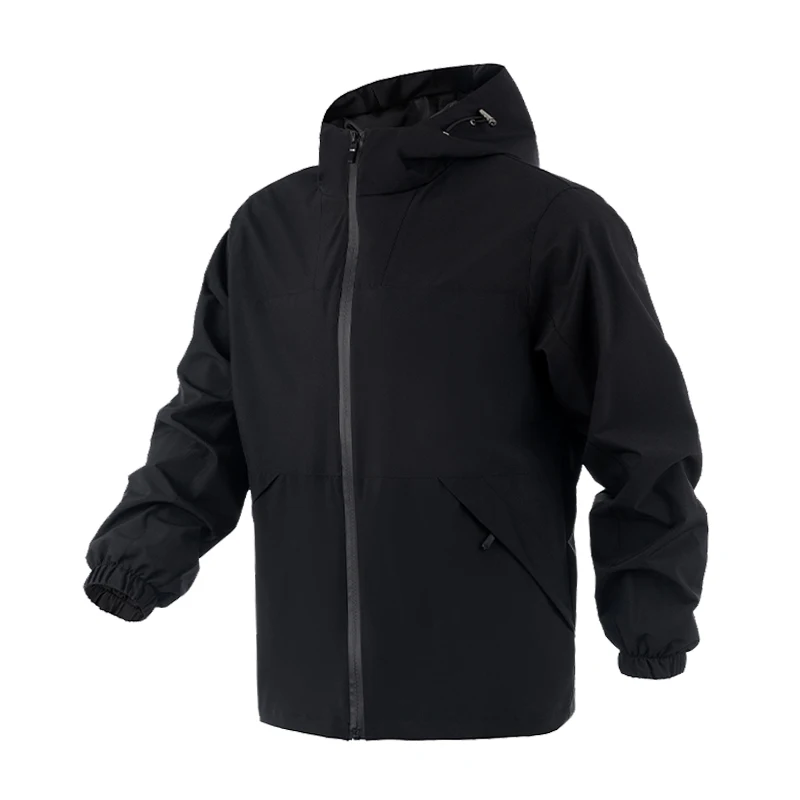 Men Jacket Hooded Windbreaker  - Windproof Jacket Softshell ulasan dan harga