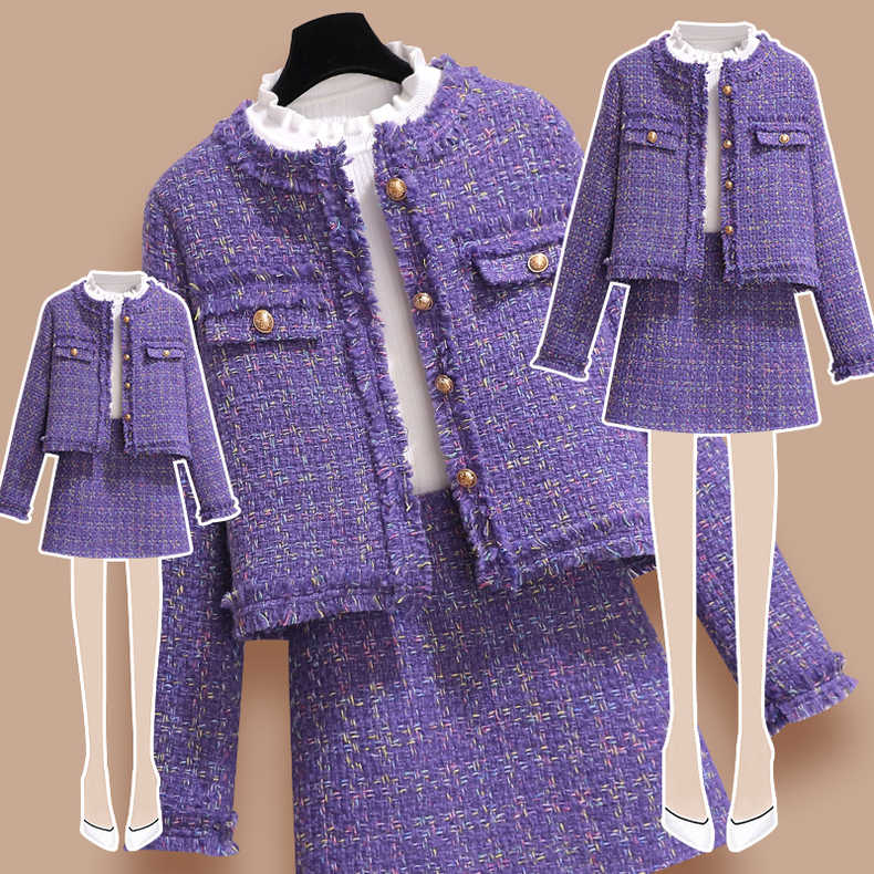 Women Elegant Tweed Fragrant W - Jack Winter Clothing ulasan dan harga