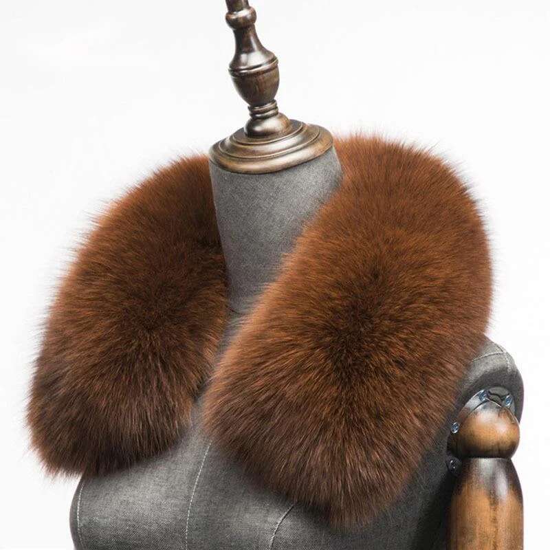 Winter Natural Fox Fur Scarf S - Winter Clothing Items ulasan dan harga