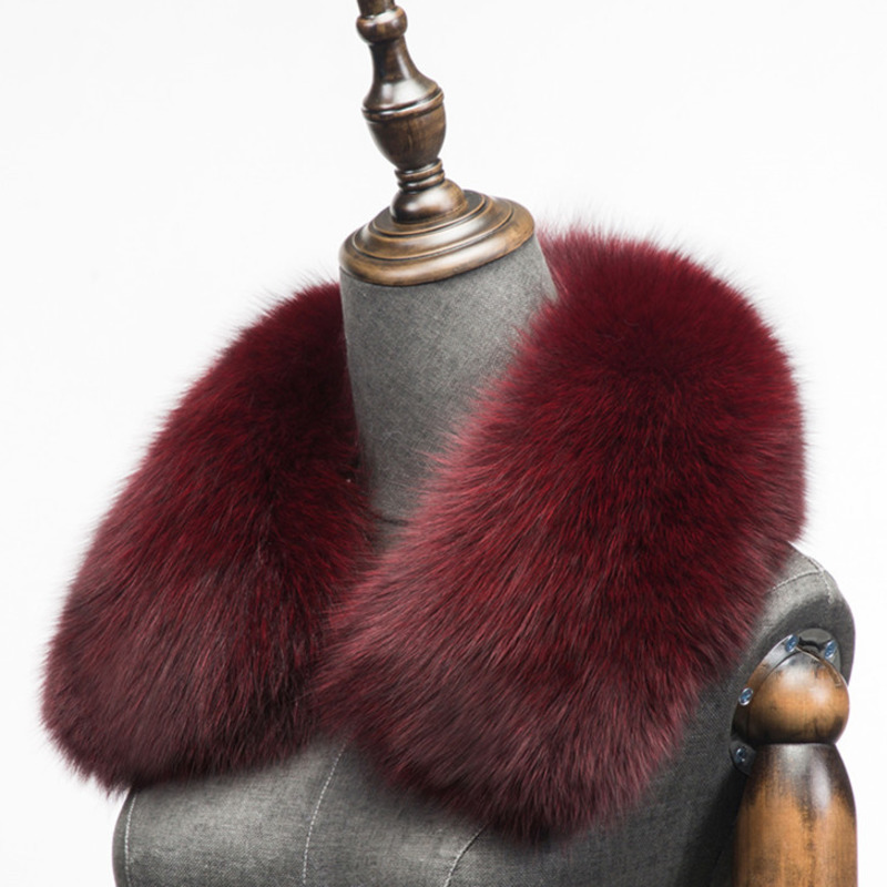 Winter Natural Fox Fur Scarf S - Winter Clothing Items ulasan dan harga