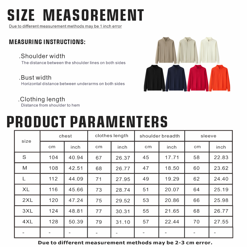 Custom Logo Men Half-zip Sweat - Winter Clothing Logos ulasan dan harga