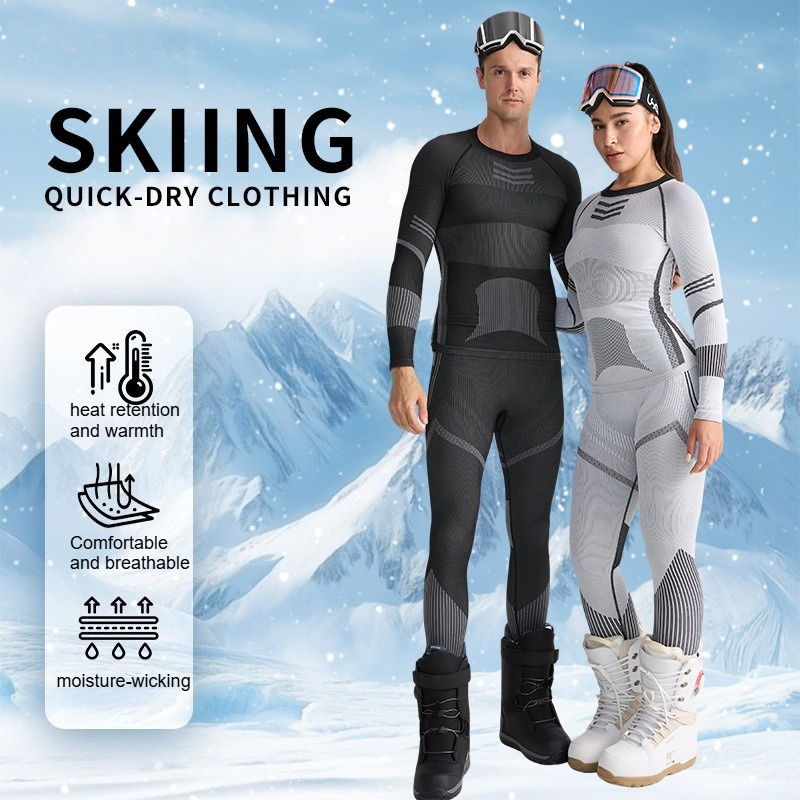 Ski Base Layer Set Men Women T - Thermal Base Layer ulasan dan harga