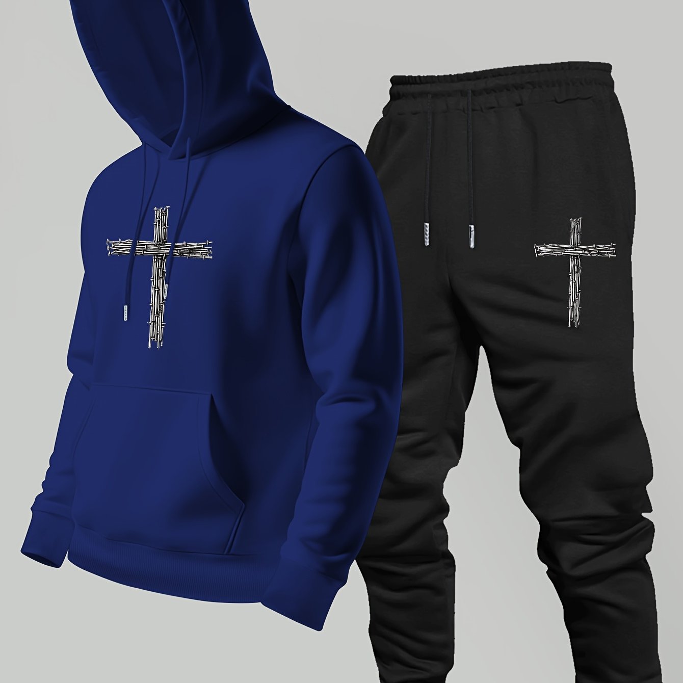 Hooded sweatshirt and long pan - Winter Clothing Logos ulasan dan harga