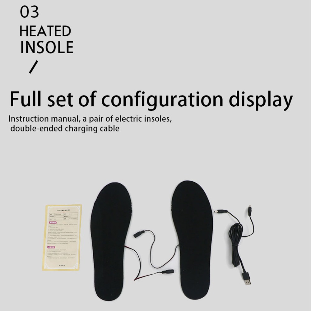Energy Saving USB Powered Heat - Heated Insole Rechargeable ulasan dan harga