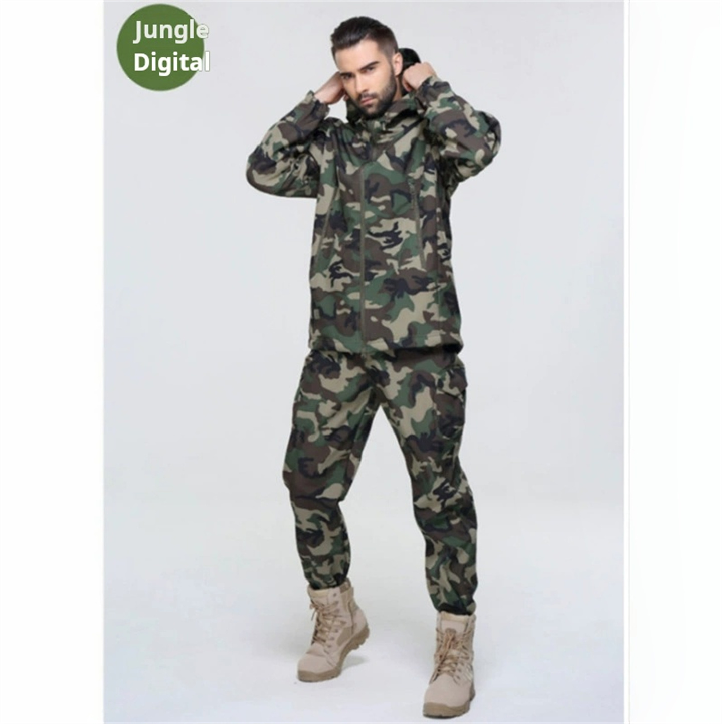 Men Women's Camouflage Hunting - Windproof Jacket Softshell ulasan dan harga