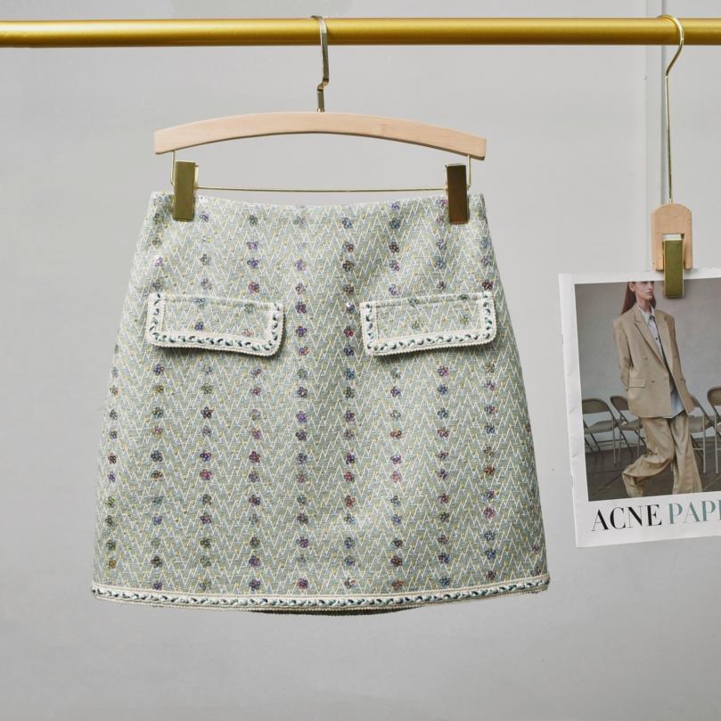 Women Elegant Tweed Luxury Sui - Jack Winter Clothing ulasan dan harga