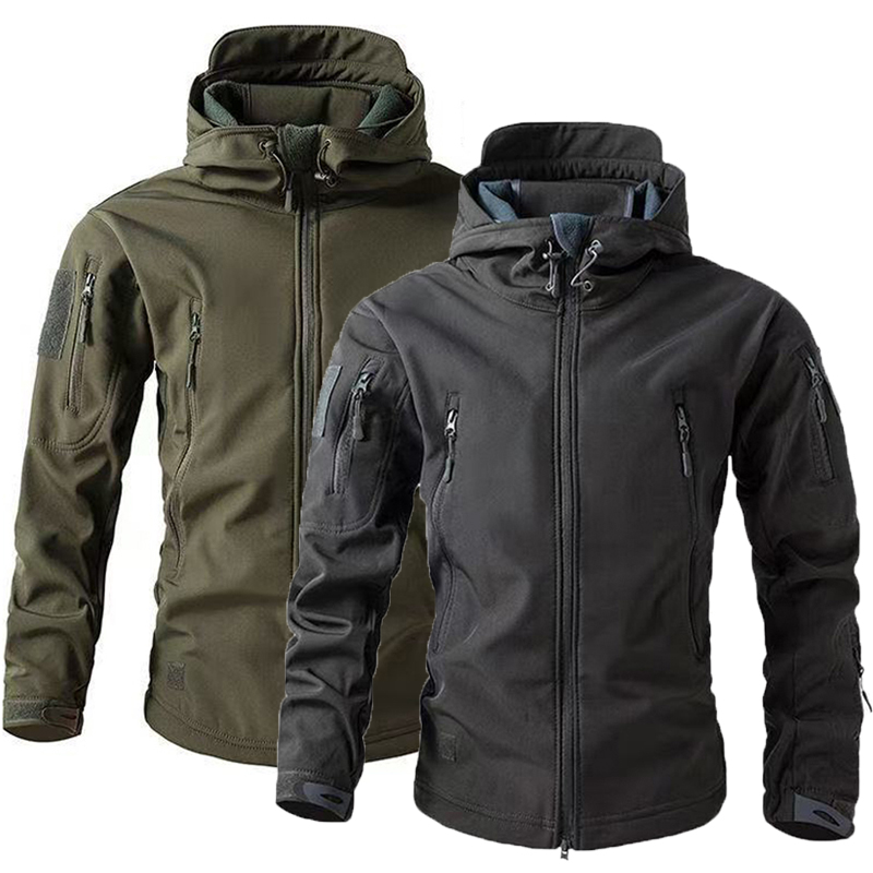 Men's Winter Autumn Warm Softs - Windproof Jacket Softshell ulasan dan harga