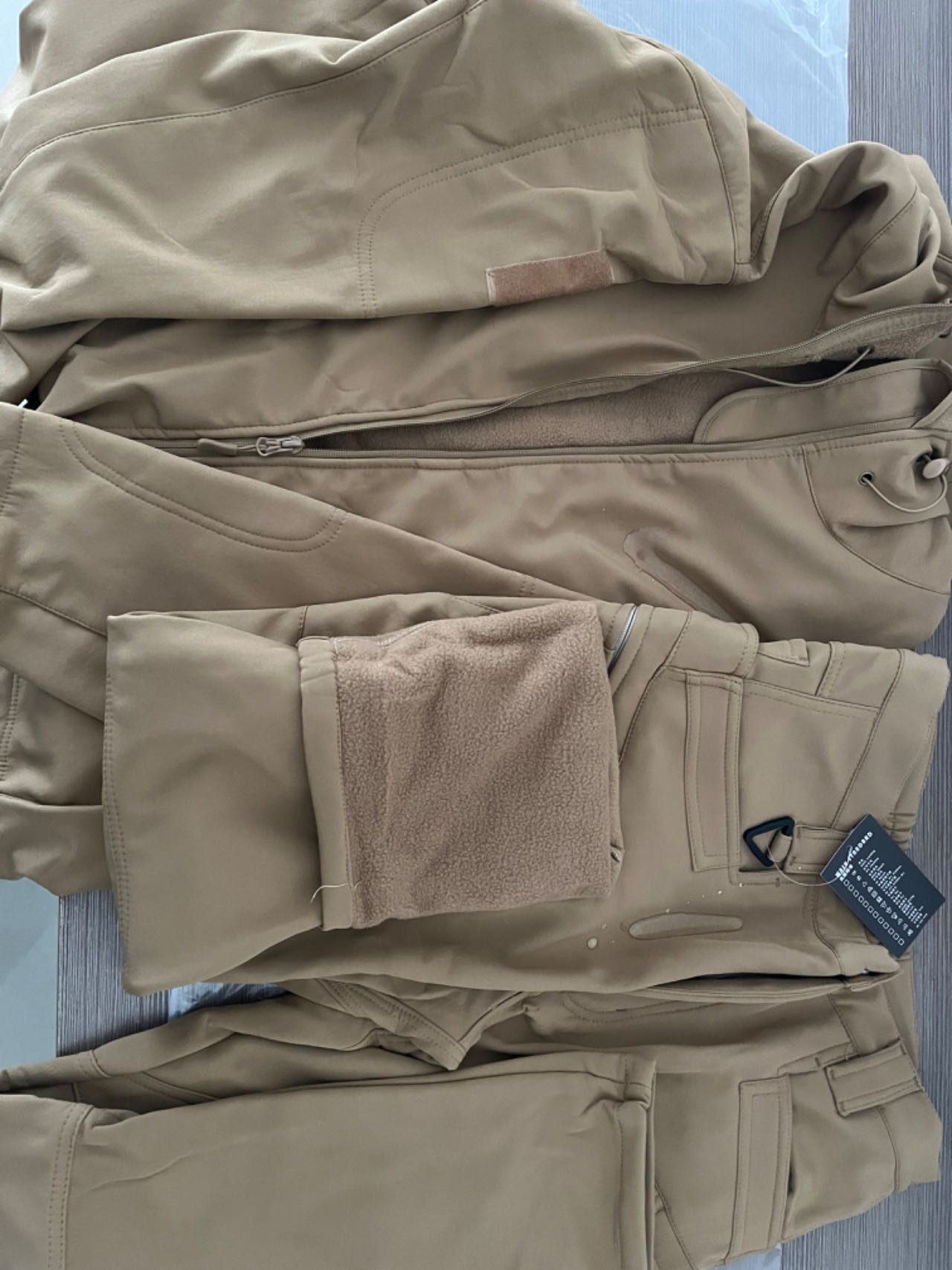 Men's Winter Autumn Warm Softs - Windproof Jacket Softshell ulasan dan harga