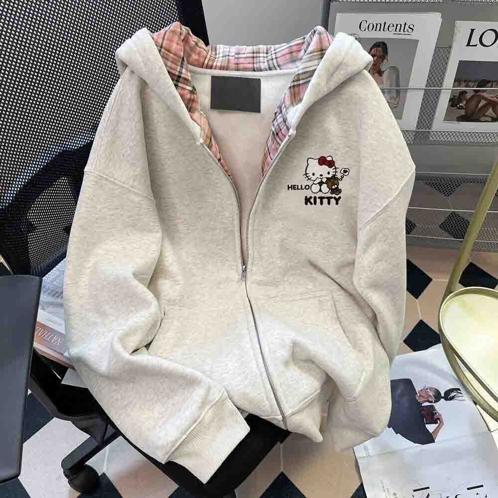 Hello Kitty Women's Hooded Swe - Winter Clothing For Woman ulasan dan harga