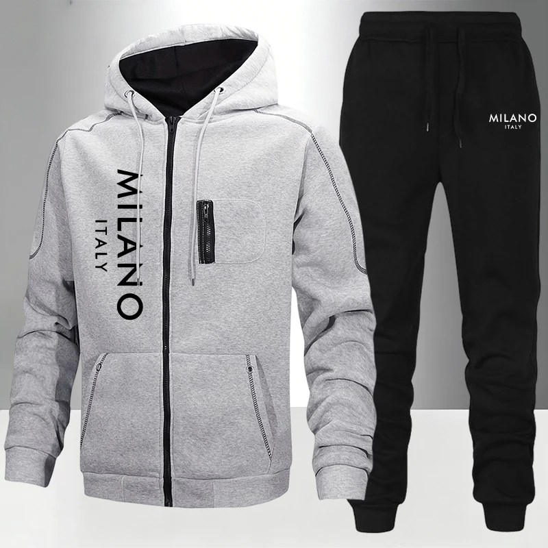 2026 New Men's Tracksuit Casua - Winter Clothing Outdoor ulasan dan harga