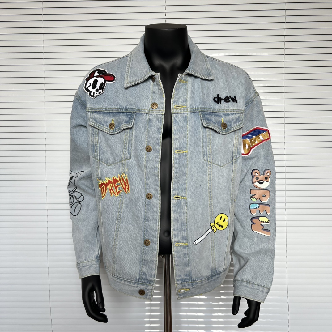 Drew House Smiling Printing lo - Winter Clothing Logos ulasan dan harga