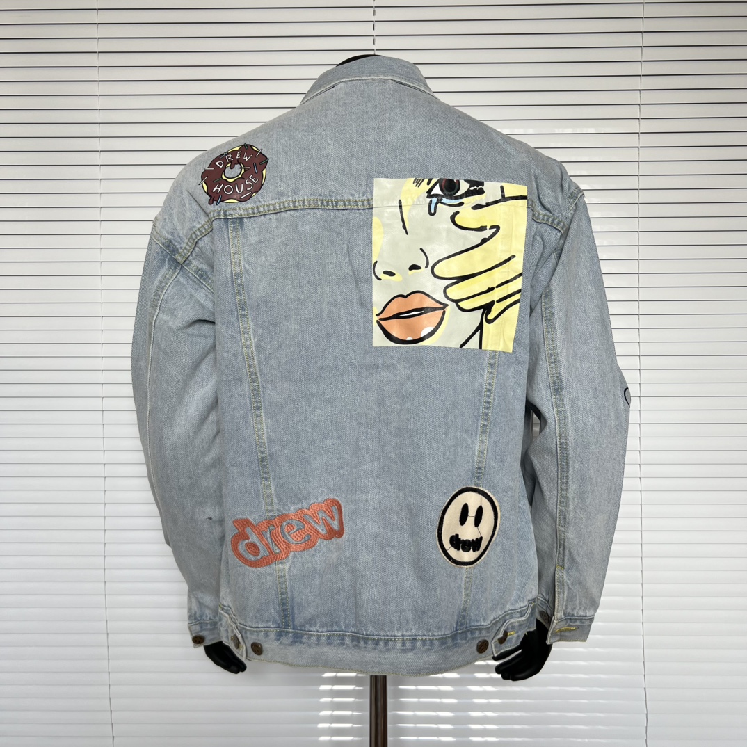 Drew House Smiling Printing lo - Winter Clothing Logos ulasan dan harga