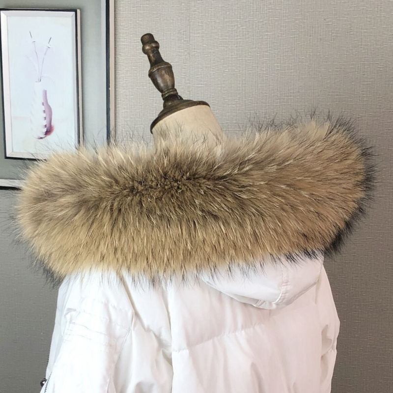 Real Fur Collar for Coat Parka - Winter Clothing Items ulasan dan harga