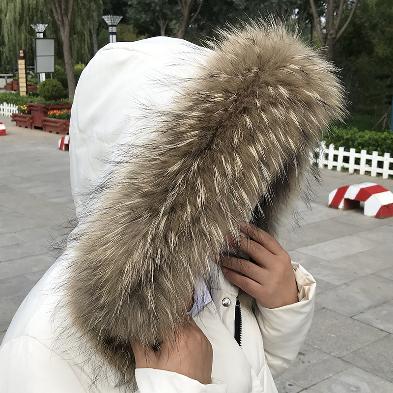 Real Fur Collar for Coat Parka - Winter Clothing Items ulasan dan harga