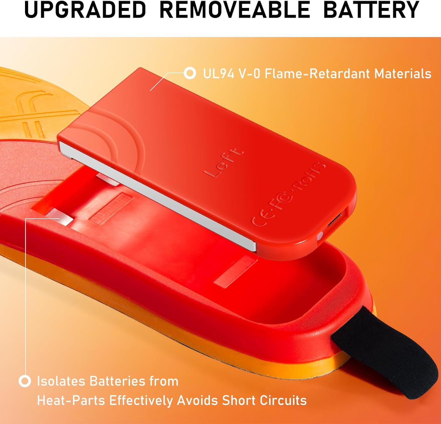 5000mAh  Recharge  le Detach   - Heated Insole Rechargeable ulasan dan harga