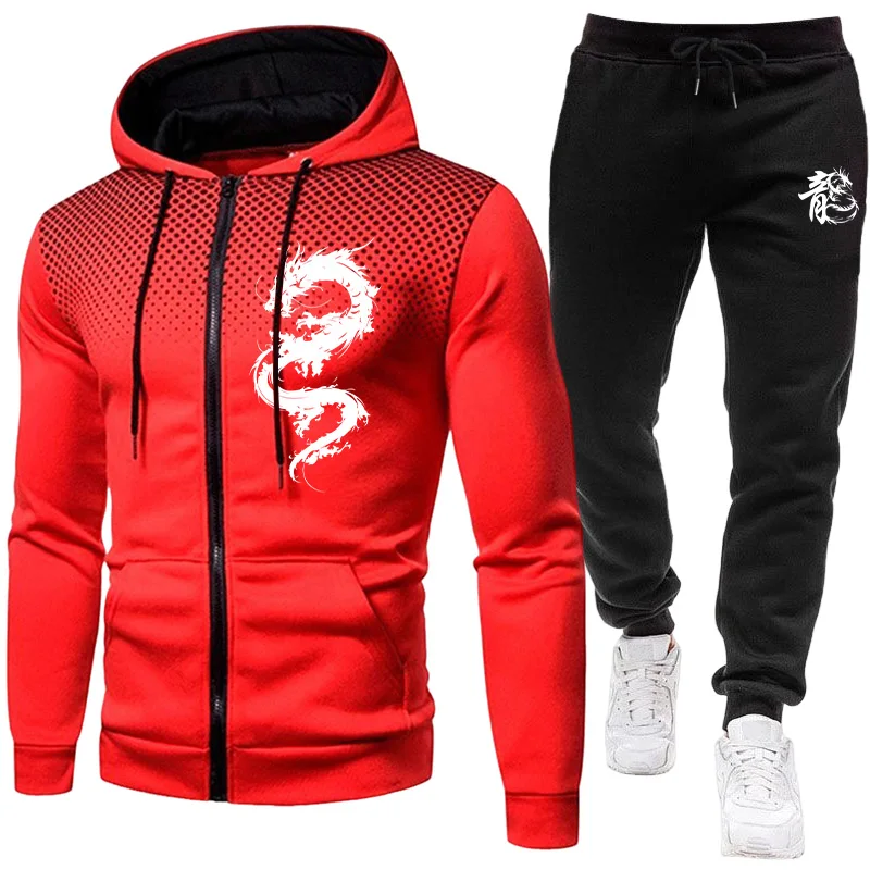 Men's Paris Dragon Pattern Fas - Winter Clothing Outdoor ulasan dan harga
