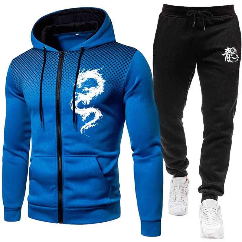 Men's Paris Dragon Pattern Fas - Winter Clothing Outdoor ulasan dan harga