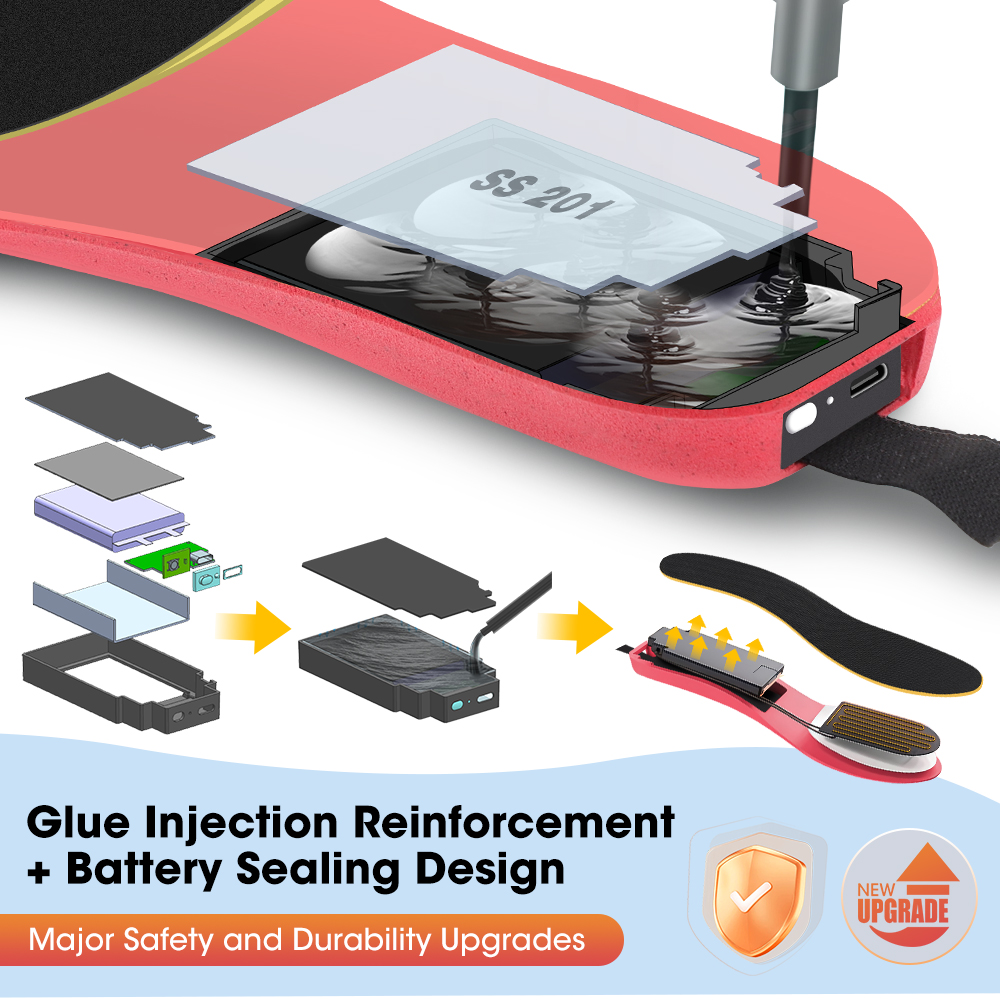 APP Control Smart Heated Insol - Heated Insole Rechargeable ulasan dan harga