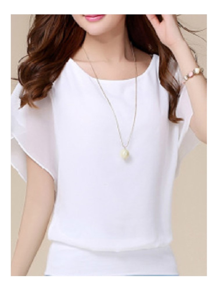 New Summer O Neck Short Sleeve - Winter Clothing Factory Outlet ulasan dan harga
