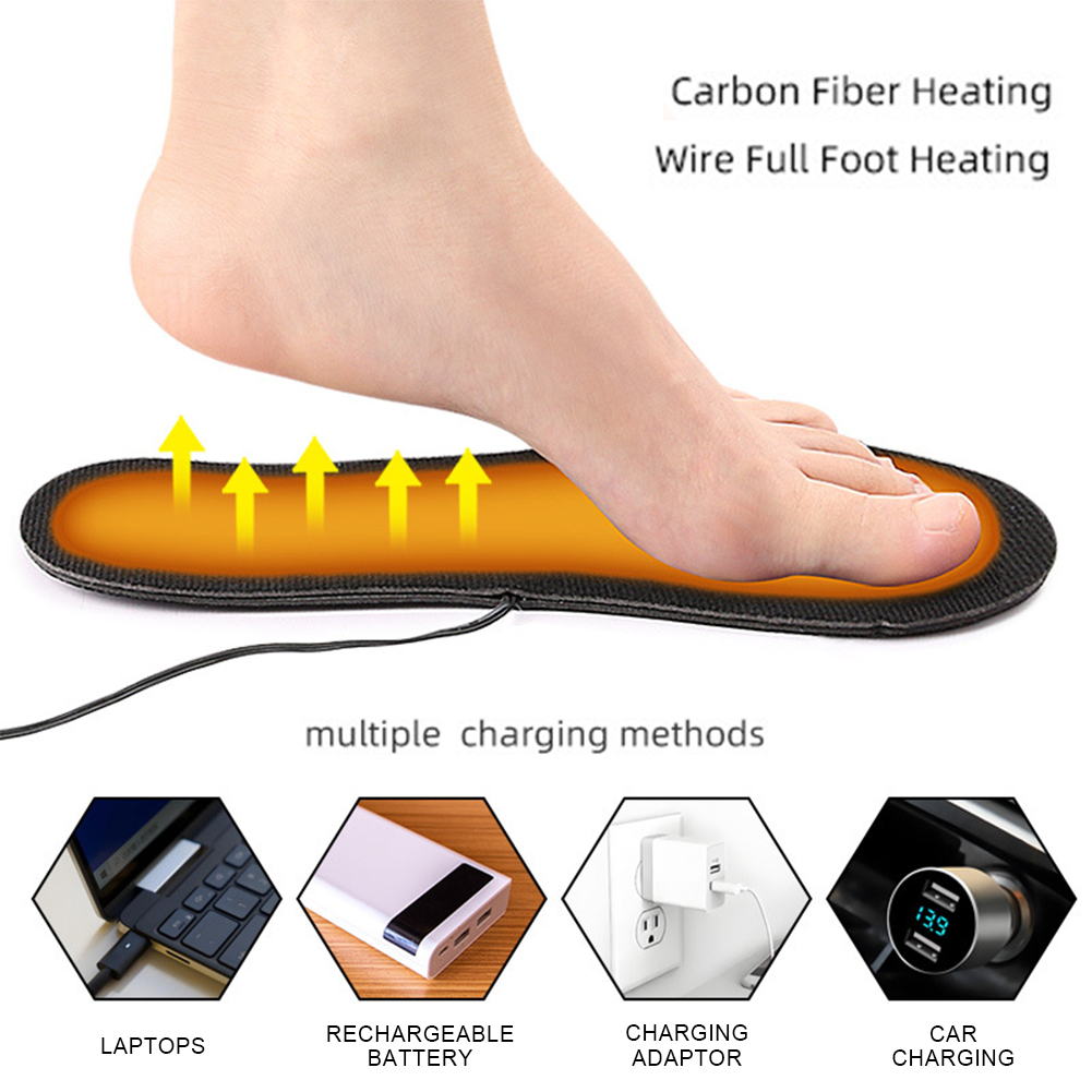 USB Heated Shoe Insoles Electr - Heated Insole Rechargeable ulasan dan harga