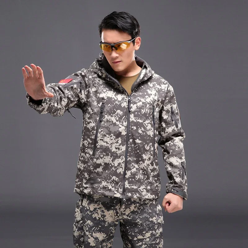 Outdoor Tactical Sports Jacket - Windproof Jacket Softshell ulasan dan harga