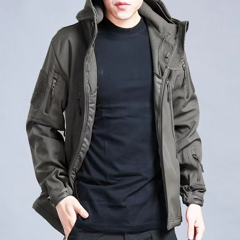 Men's Autumn Winter SoftShell  - Windproof Jacket Softshell ulasan dan harga