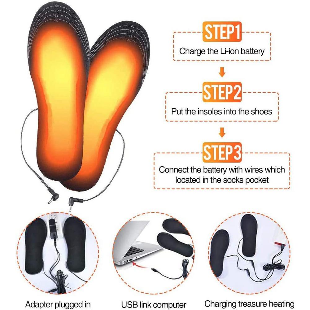 USB Rechargeable Heated Insole - Heated Insole Rechargeable ulasan dan harga